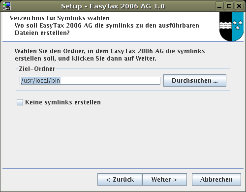 EasyTax Installation Screenshot